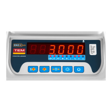 Handelsbutik med legalisering av Beko + TEM RS232 3kg / 1g