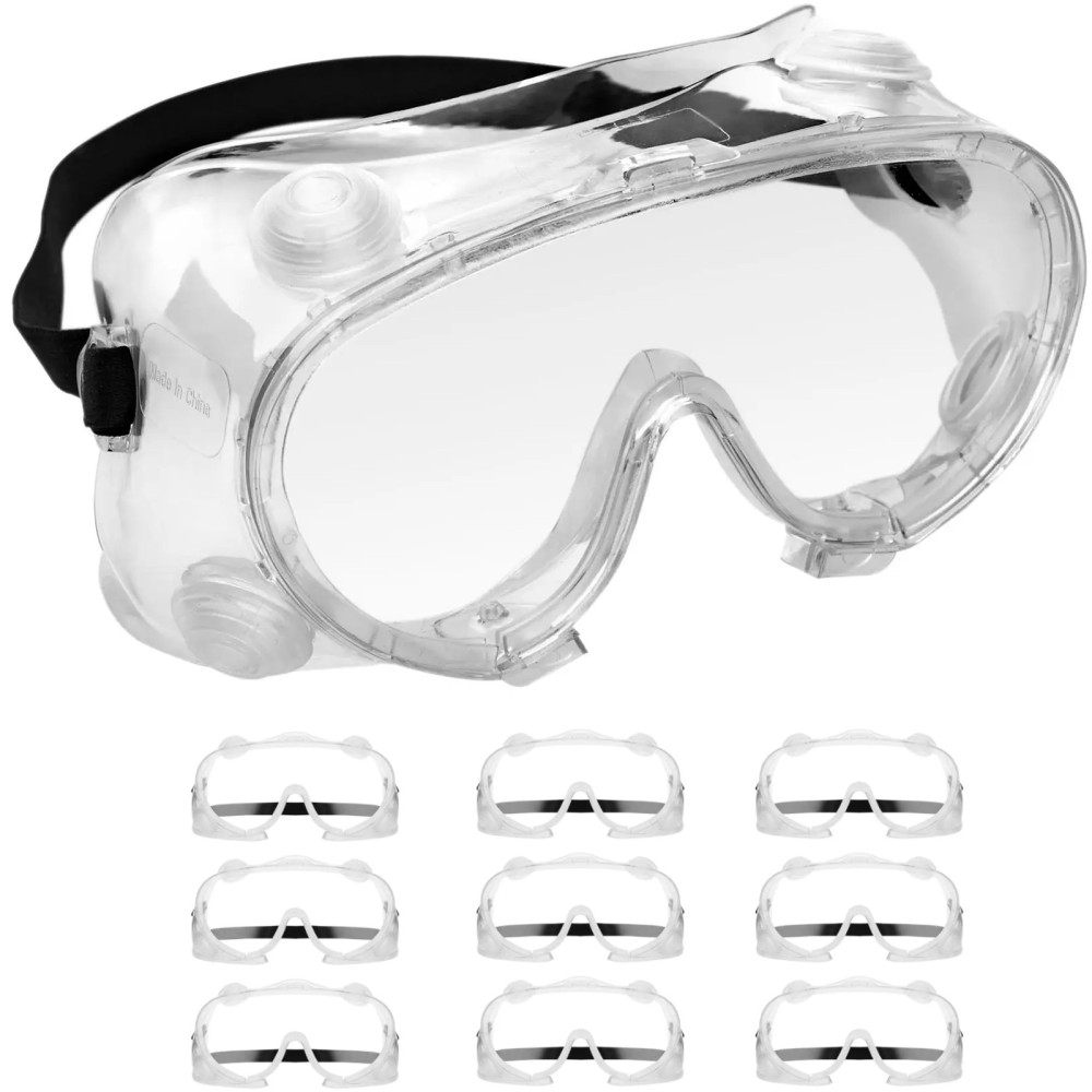 Goggles Προστατευτική ασφάλεια Ασφάλεια ασφαλείας - 10 τεμ.