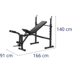 Bench Training Bench Under Barbell Verstelbaar tot 100 kg