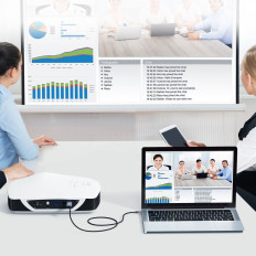 Adapteradapter type C - HDMI 4K + USB Type C PD til MacBook PC 1.8m grå