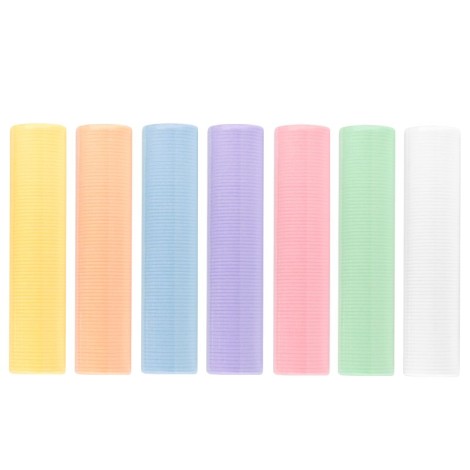 Drapeado cosmético descartável roxo — conjunto mostrado