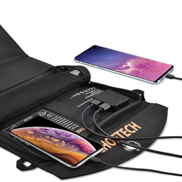 Solar Solar Charger USB opvouwbaar 19 W 2xUSB zwart Solar Solar Charger USB opvouwbaar 19 W 2xUSB zwart