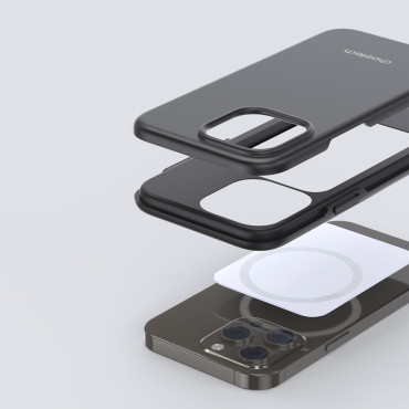 Caso para iPhone 13 Pro Max MFM Caso Anti-Drop Preto