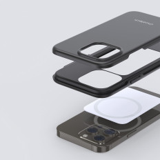 Caso para iPhone 13 Pro Max MFM Caso Anti-Drop Preto