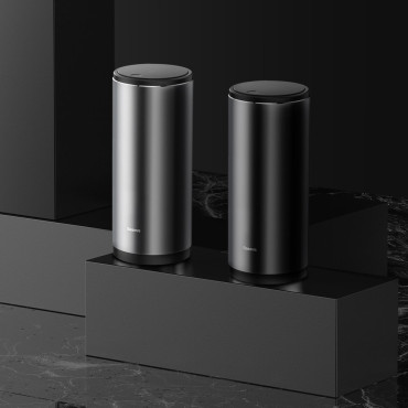 Mini garbage basket with a car car black Mini garbage basket with a car car black