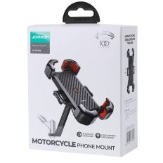 Držák pro montáž na telefonu. Motocykl kolo na volantu