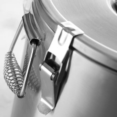 Contenedor térmico. Steel thermos for transporting food 20L- Hendi 710203