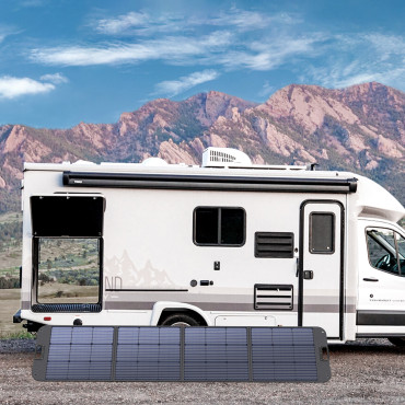 Solar Solar Charger 200W Prenosni solarni panelni črni