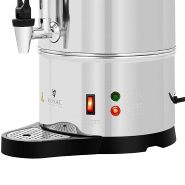 Brewer de chá de chá com uma tacha e uma bandeja de gotejamento 1200 W 9 L