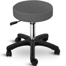 Rotary Cosmetic Stool on wheels Physa AVERSA - Gray