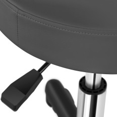 Rotary Cosmetic Stool on wheels Physa AVERSA - Gray