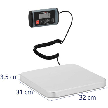 LCD Poštna teža 31 x 32 cm 100 kg / 0,05 kg