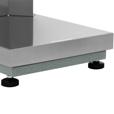 Lagringsplattformskala med ryggstöd 40 x 50 cm LCD 150 kg / 0,01 kg