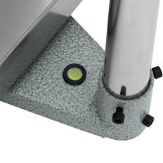 Escala de plataforma de armazenamento com encosto 40 x 50 cm LCD 150 kg / 0,01 kg