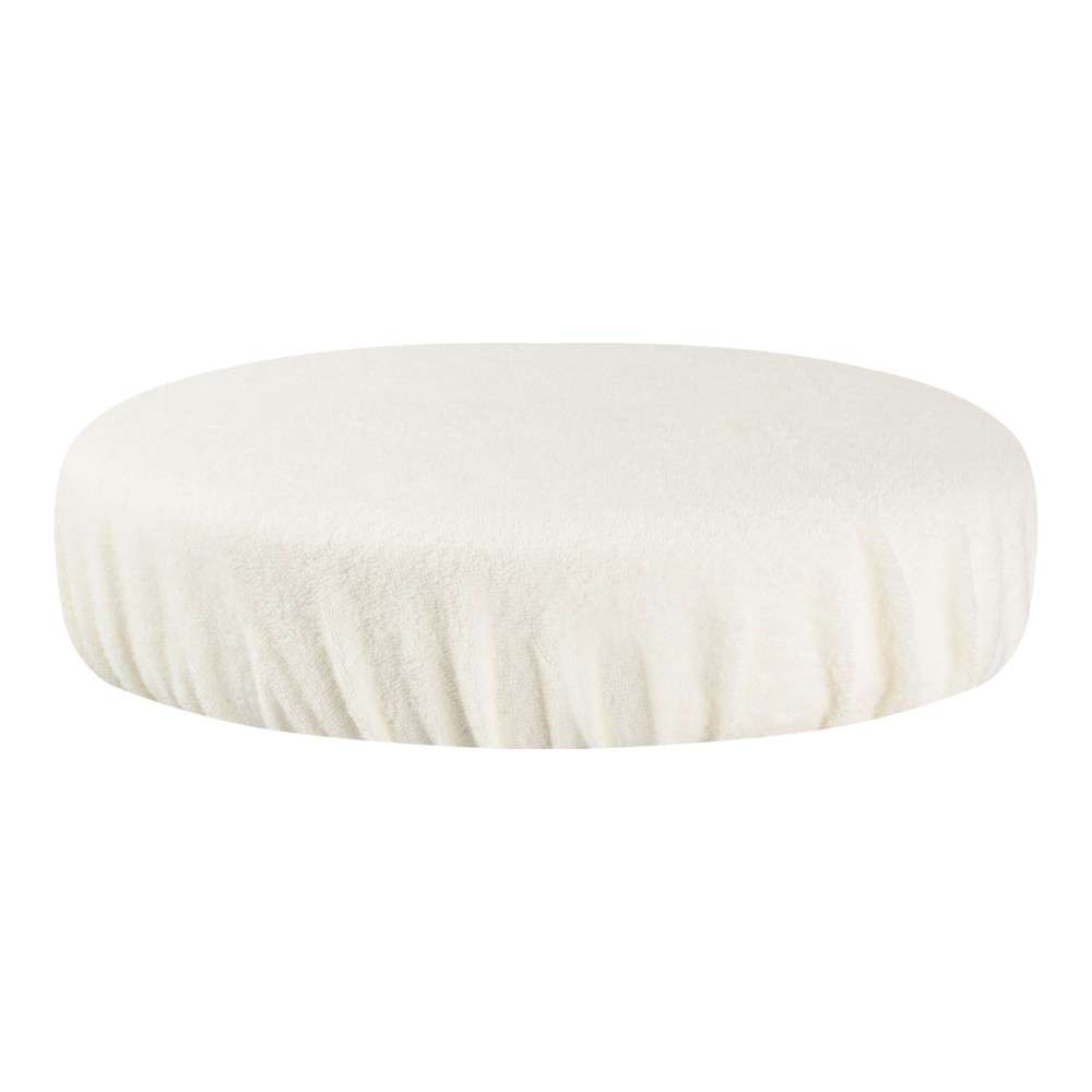 Housse en éponge crème pour tabouret