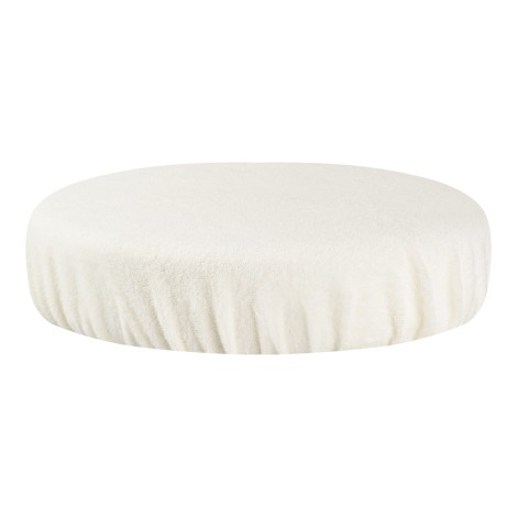 Housse en éponge crème pour tabouret