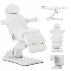 Cosmetische fauteuil voor massage tattoo spa elektrische genua - wit
