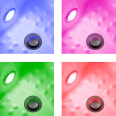 Padikel gepolsterte Polsterung mit Hydromassage und Dusche auf Rädern 60 W