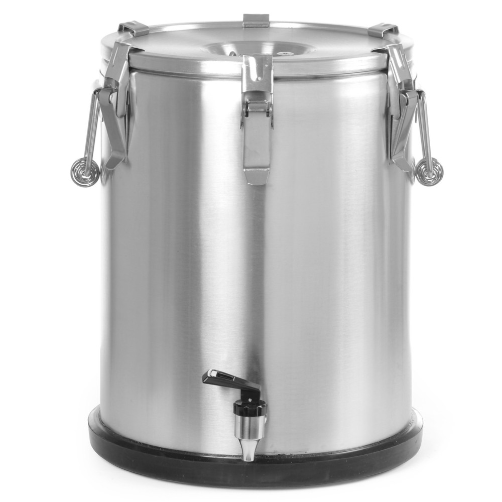 Thermal container Steel thermos with a freeway transport tap 25L - Hendi 710234