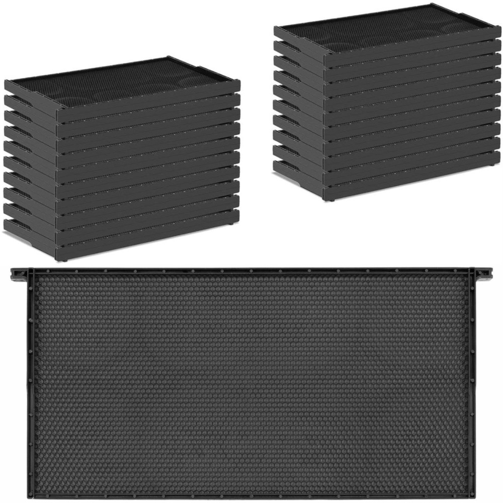 Bičių rėmas su plastikine nosimi 483 x 232 mm - 20 vienetų