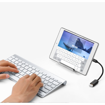 Adapter Adapter OTG-kabel med USB 3.0 på USB-C - Svart
