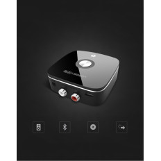 Bluetooth Audio Audipter 5.1 APTX 2RCA kohta 3.5mm Mini Jack - must