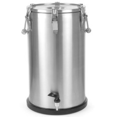 Thermal container. Steel thermos with a freedom of transport. 35l - Hendi 710326
