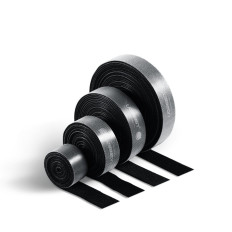 Velcro Tape Rzep Organizer kabeļu kabeļi 2m - melns