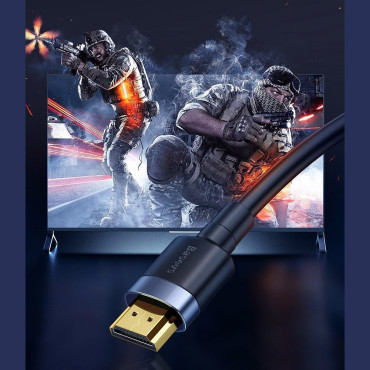 Cabo HDMI 2.0 4K 60Hz 3D 18 Gbps 3m - Preto