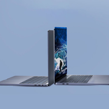 Multifunktionell navport till MacBook Pro / Air 2x USB-C på USB-C HDMI 3X USB 3.0 - Grå