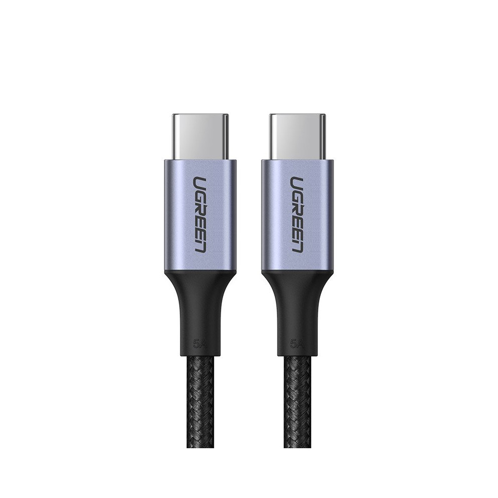 Kabel USB-C-kabel - USB-C Strömförsäljning Snabbladdning 1m - Grå