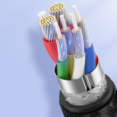 Kaapeli USB-C-kaapeli - USB-C Teho Toimitus Nopea lataus 2m - harmaa