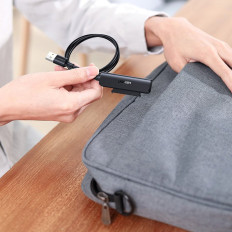 Adaptador HDD SSD 2.5 '' SATA III 3.0 Adaptador de accionamiento en USB-C - Negro