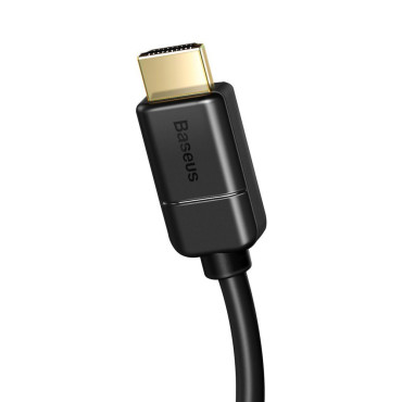 HDMI kabelis 2.0 4K 60Hz 3D HDR 18Gbps 3m - melns