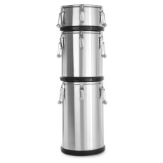 Thermische containerstalen thermos voor het vervoer van 50L-voedsel - Hendi 710319