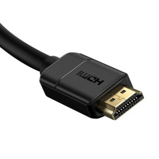 Kabelio HDMI kabelis 2.0 4K 30Hz 3D HDR 18Gbps 8m - juoda