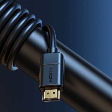 Kabelio HDMI kabelis 2.0 4K 30Hz 3D HDR 18Gbps 8m - juoda