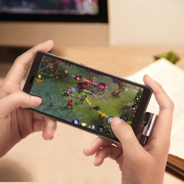 Kabel kabla kabel s stransko USB-C vtiča na USB-C Hitri naboj 1m - Siva