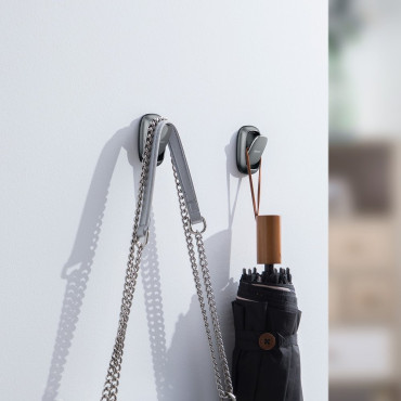 Zelfklevende auto hanger handvat auto auto thuis op grijze muur - set van 2pcs