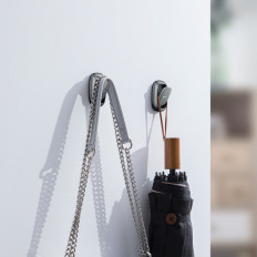 Zelfklevende auto hanger handvat auto auto thuis op grijze muur - set van 2pcs