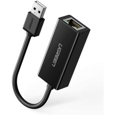 Zunanji LAN RJ45 Omrežna kartica - USB 2.0 MBPS - črna