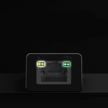 Externá sieťová karta LAN RJ45 - USB 2.0 100 Mbps - čierna