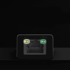 Scheda di rete LAN RJ45 esterna - USB 2.0 100 Mbps - Nero