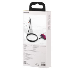 Kabel tråd för iPhone USB-C - Lightning Quick Loading 20W 1M - Svart