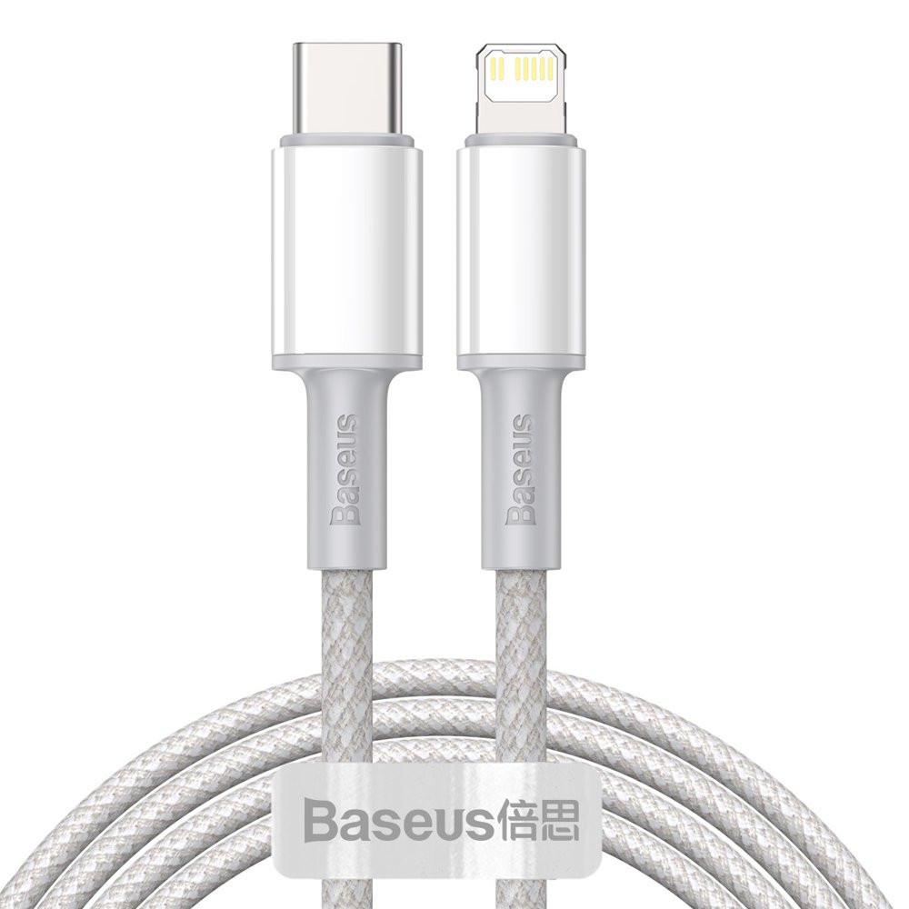 Kabeļu vads iPhone USB-C - Zibens Ātrā iekraušana 20W 2m - balts