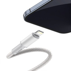 Kabelkabel für iPhone USB-C - Blitz Schnelllade 20W 2M - Weiß