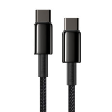 Kabeļu USB-C Cable - USB-C Ātrā iekraušana 100W 2m - visa melna