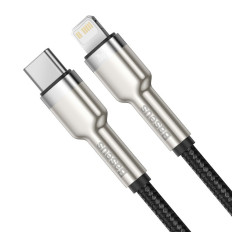 Kaabelviite Kaabel IPHONE USB-C - Lightning Casee Metal Data General Tellimus 20W 1M - must