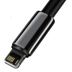 Câble de câble dans l'iPhone USB Iploice - Lightning 1m - Noir entier