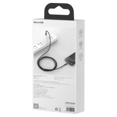 Kabelski kabel v iPhone USB Iploce - Lightning 1M - Celotna črna
